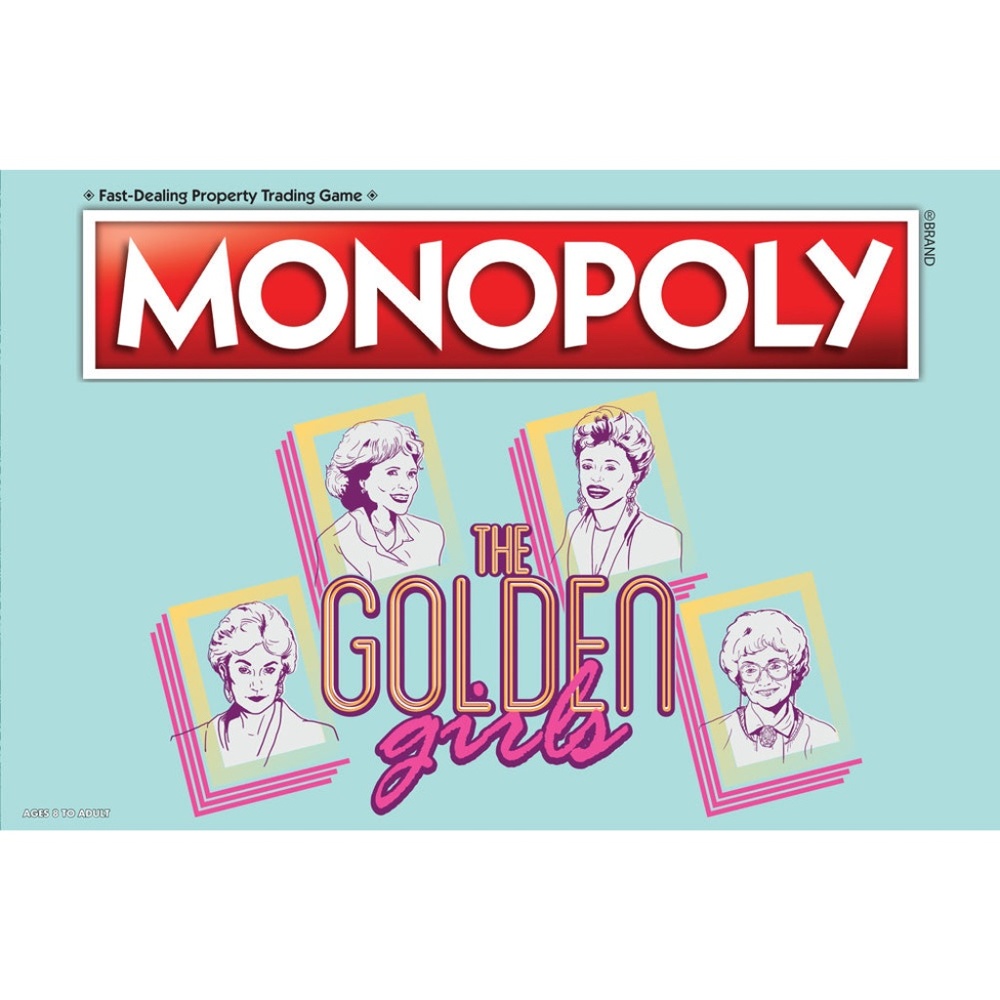 Factory Sealed! The Golden Girls Monopoly Board Game - Never Opened